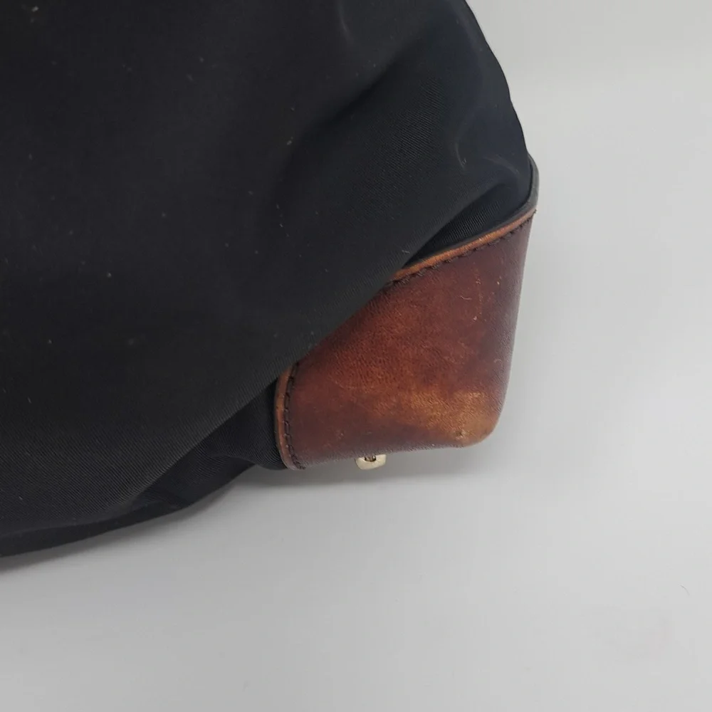 Kate Spade Black With Brown‎ Leather Tote Bag Purse